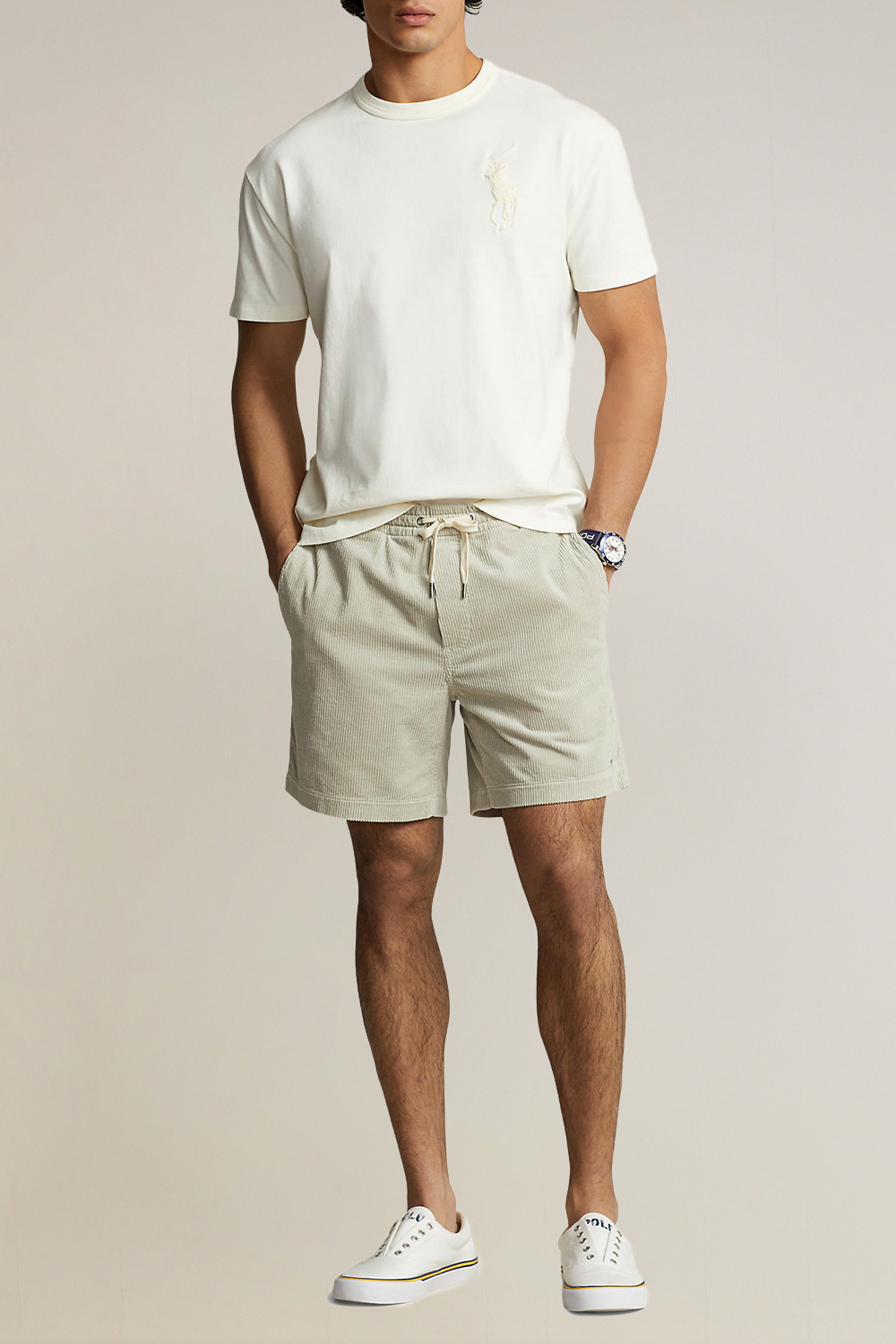 תמונת כל הלוק של חולצת טי מכותנה POLO RALPH LAUREN